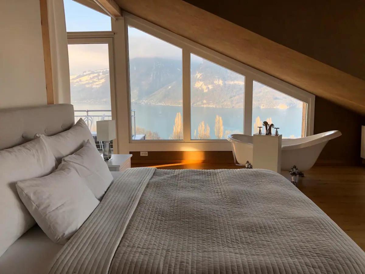 Lakeview Gem Krattigen Kültér fotó