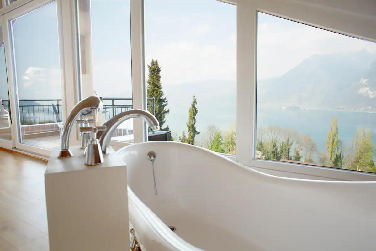 Lakeview Gem Krattigen Kültér fotó